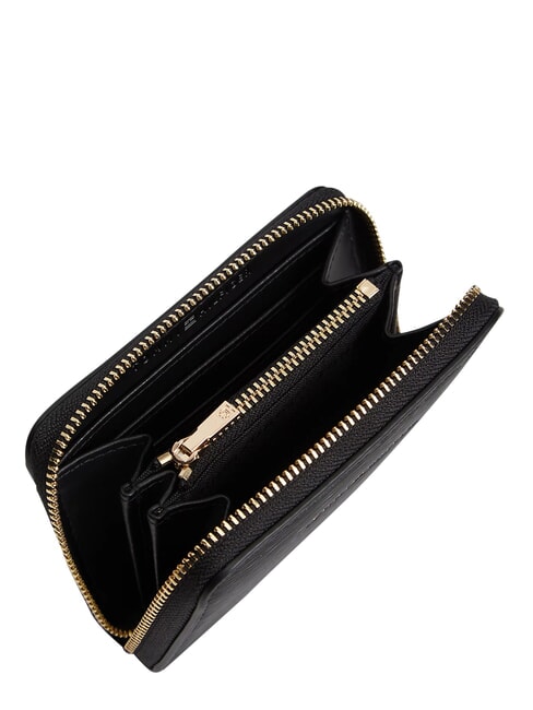 TH MODERN Cartera compacta con cierre de cremallera negro - Carteras Mujer