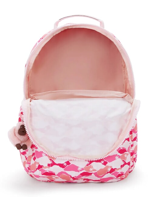 SEOUL LAP Mochila con bolsillo para port&aacute;til de 15" palmera rosa - Mochilas Escuela & Tiempo Libre