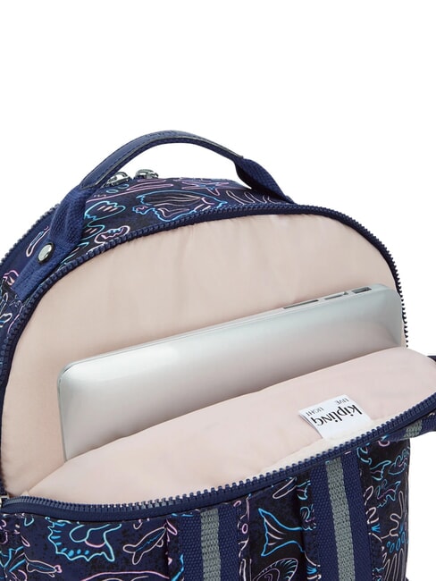 SEOUL LAP Mochila con bolsillo para port&aacute;til de 15" pez disco - Mochilas Escuela & Tiempo Libre