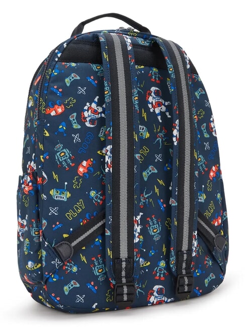 SEOUL LAP Mochila con bolsillo para port&aacute;til de 15" juego espacial - Mochilas Escuela & Tiempo Libre