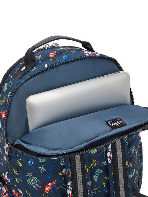 SEOUL LAP Mochila con bolsillo para port&aacute;til de 15" juego espacial - Mochilas Escuela & Tiempo Libre