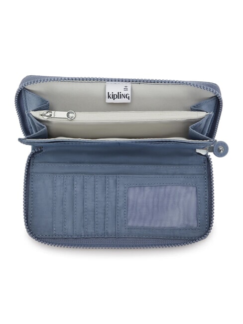 MONEY WORLD Cartera con cremallera piedra azul - Carteras Mujer