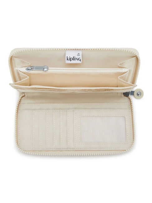 MONEY WORLD Cartera con cremallera escondite beige - Carteras Mujer