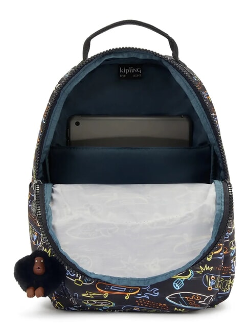 SEOUL Mochila patines de ne&oacute;n - Mochilas Escuela & Tiempo Libre