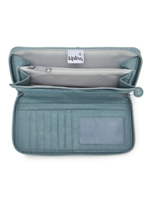 MONEY WORLD Cartera con cremallera gris relajado - Carteras Mujer