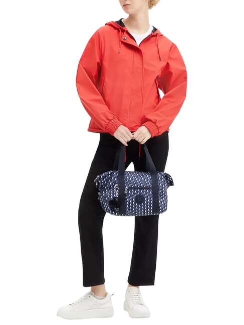 ART MINI PRINT Bolso peque&ntilde;o azul 3D - Bolsos Mujer