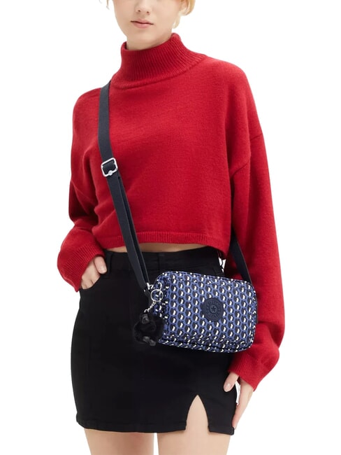 ABANU PRT Minibolso de hombro azul 3D - Bolsos Mujer