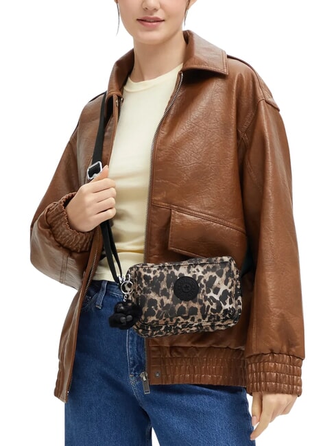 ABANU PRT Minibolso de hombro leopardo salvaje - Bolsos Mujer