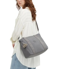 KIPLING ASSENI S Shopper con bandolera gris acogedor - Bolsos Mujer - 6