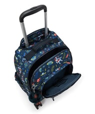 KIPLING NEW ZEA Mochila con ruedas y soporte para port&aacute;til juego espacial - Mochilas con ruedas - 4