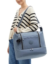 KIPLING ART Bolsa de lona con correa para el hombro piedra azul - Bolsas de viaje - 2