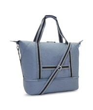 KIPLING ART Bolsa de lona con correa para el hombro piedra azul - Bolsas de viaje - 4