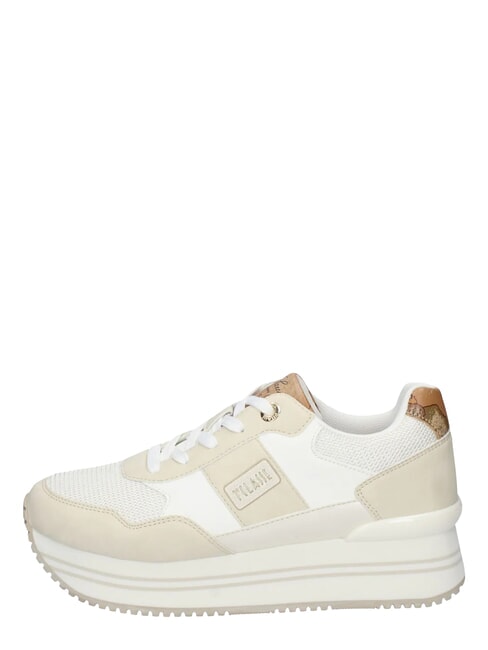 GEO Zapatillas beige/blanco roto/beige geom&eacute;trico - Zapatos Mujer