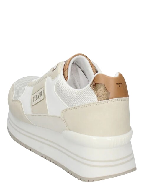 GEO Zapatillas beige/blanco roto/beige geom&eacute;trico - Zapatos Mujer