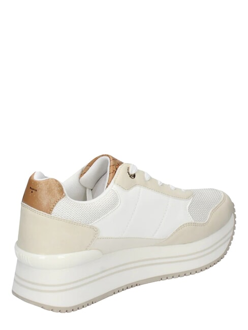 GEO Zapatillas beige/blanco roto/beige geom&eacute;trico - Zapatos Mujer