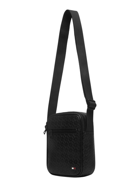 TH EMBOSSED FLAG Monedero peque&ntilde;o negro - Bandoleras Hombre