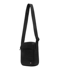 TOMMY HILFIGER TH EMBOSSED FLAG Monedero peque&ntilde;o negro - Bandoleras Hombre - 4