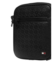 TOMMY HILFIGER TH EMBOSSED FLAG Monedero peque&ntilde;o negro - Bandoleras Hombre - 5