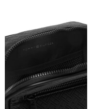 TOMMY HILFIGER TH EMBOSSED FLAG Monedero peque&ntilde;o negro - Bandoleras Hombre - 6