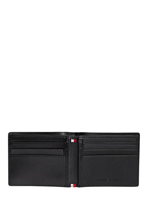 TH EMBOSSED Cartera con tarjetero, de piel. negro - Carteras Hombre