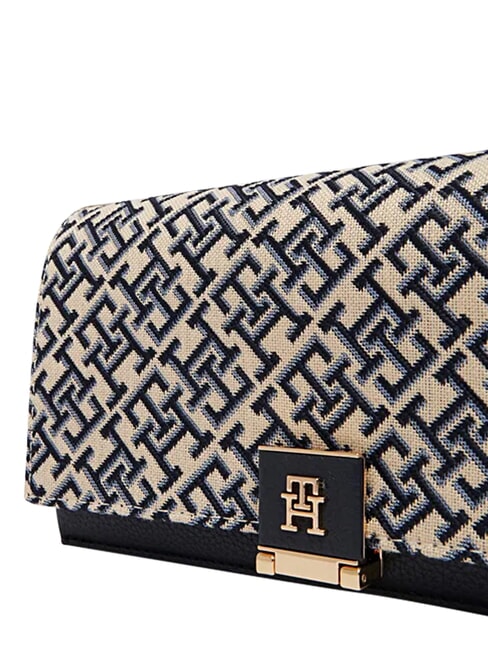 TH HER Minibolso con correa de cadena para el hombro. monocrom&aacute;tico azul - Bolsos Mujer