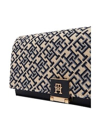 TOMMY HILFIGER TH HER Minibolso con correa de cadena para el hombro. monocrom&aacute;tico azul - Bolsos Mujer - 4