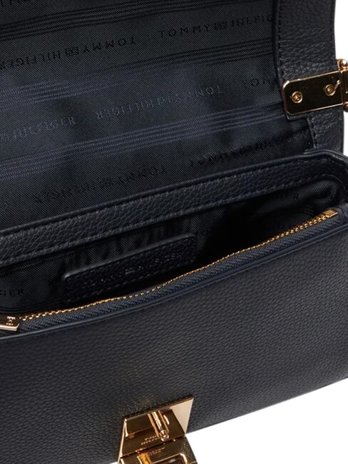 TH HER Minibolso con correa de cadena para el hombro. monocrom&aacute;tico azul - Bolsos Mujer