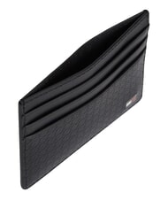 TOMMY HILFIGER TH EMBOSSED Tarjetero de cuero negro - Carteras Hombre - 3