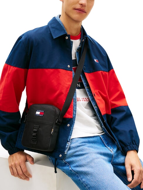 TJ OUTDOOR Bolso de hombro negro - Bandoleras Hombre