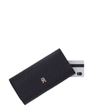 TOMMY HILFIGER TH ICON Cartera grande con solapa negro - Carteras Mujer - 3