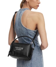 TOMMY HILFIGER TJ BOLD Minibolso con correa para el hombro negro - Bolsos Mujer - 2