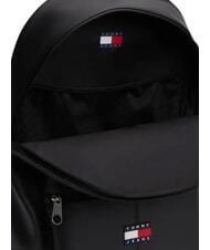 TOMMY HILFIGER TJ ESS DAILY PU Mochila con bolsillo frontal negro - Mochilas Escuela & Tiempo Libre - 4