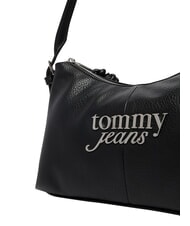 TOMMY HILFIGER TJ BOLD Bolso de hombro ajustable negro - Bolsos Mujer - 5