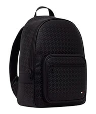 TOMMY HILFIGER TH EMBOSSED FLAG Mochila con bolsillo frontal negro - Mochilas Escuela & Tiempo Libre - 3
