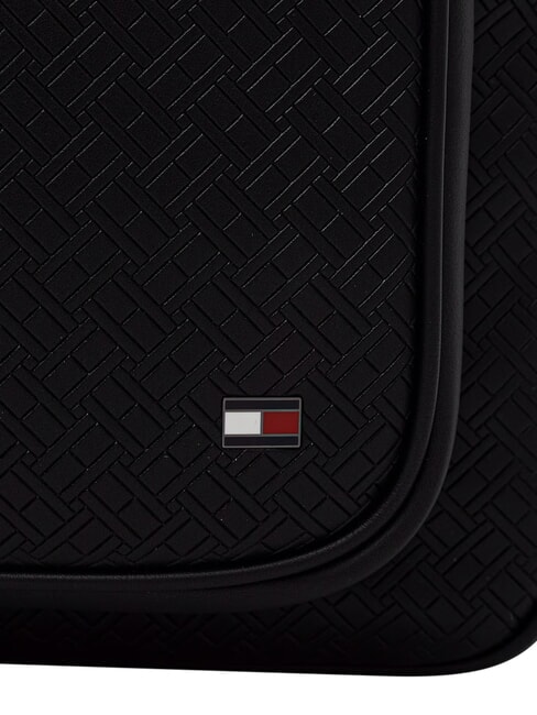 TH EMBOSSED FLAG Mochila con bolsillo frontal negro - Mochilas Escuela & Tiempo Libre