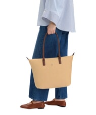 TOMMY HILFIGER POPETTE Bolso de compras de hombro, XL arena mono - Bolsos Mujer - 2