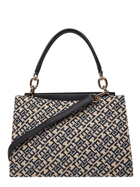 TH HER Bolso de mano con correa para el hombro. monocrom&aacute;tico azul - Bolsos Mujer