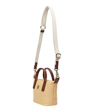 TOMMY HILFIGER POPETTE Bolso de mano con correa para el hombro. arena mono - Bolsos Mujer - 5