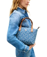 TOMMY HILFIGER POPETTE Bolso de mano con correa para el hombro. mezclilla azul - Bolsos Mujer - 2