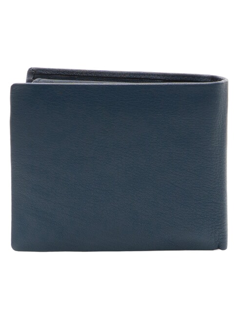 ERIK Cartera de piel para hombre azul tinta - Carteras Hombre