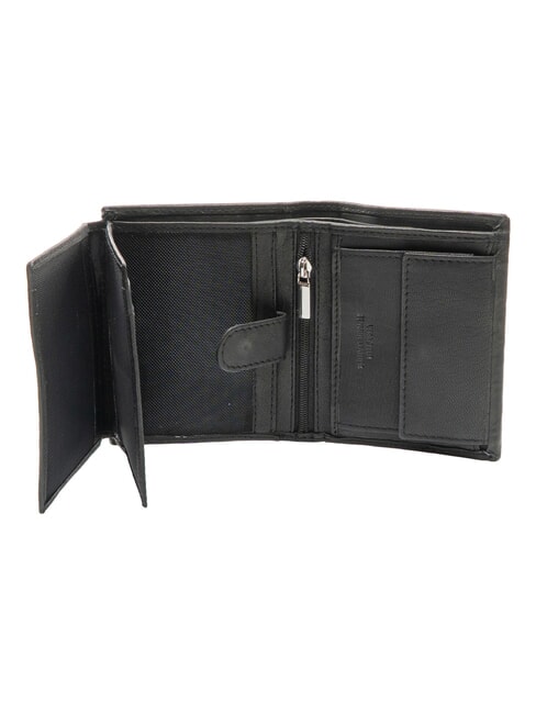 ERIK Cartera vertical de cuero NEGRO - Carteras Hombre
