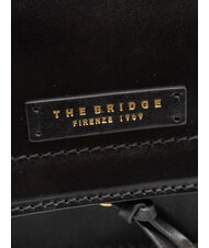 THE BRIDGE ELBA Bolso de piel con solapa para el hombro Oro negro - Bolsos Mujer - 3