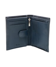 GAUD&Igrave; ERIK Cartera vertical de cuero azul tinta - Carteras Hombre - 2