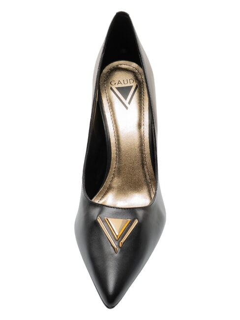 DALIA escote de cuero NEGRO - Zapatos Mujer