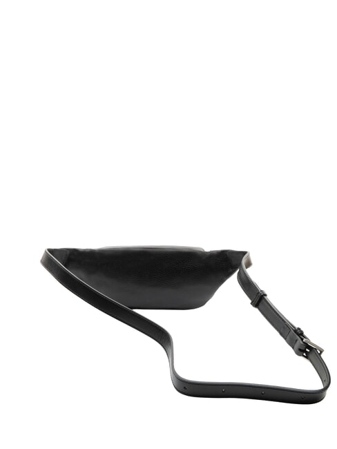 BIAGIO Ri&ntilde;onera de cuero negro - Bolsos Mujer