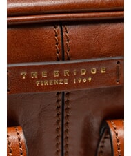 THE BRIDGE FLORA Bolso de mano con correa para el hombro. BROWN - Bolsos Mujer - 3