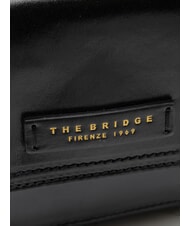 THE BRIDGE FLORA Minibolso de hombro Oro negro - Bolsos Mujer - 3