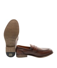 GAUD&Igrave; CARSON mocasines de cuero co&ntilde;ac antiguo - Zapatos Hombre - 2