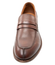 GAUD&Igrave; CARSON mocasines de cuero co&ntilde;ac antiguo - Zapatos Hombre - 5