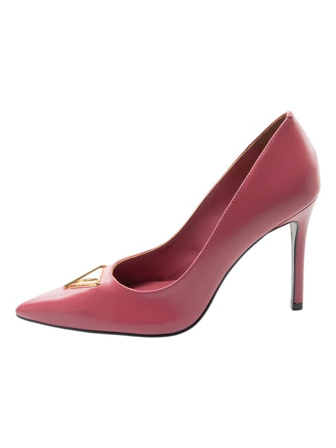 COLETTE escote de cuero magnolia - Zapatos Mujer